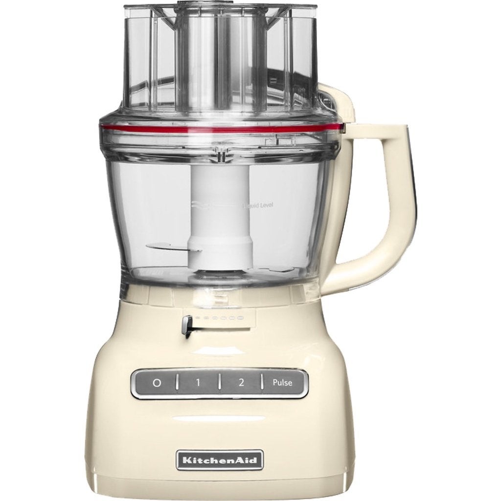 2x gebruikt! KitchenAid 3,1 l luxe Foodprocessor 5KFP1335, Witgoed en Apparatuur, Keukenmixers, 2 snelheden, 3 tot 4 liter, Ophalen of Verzenden
