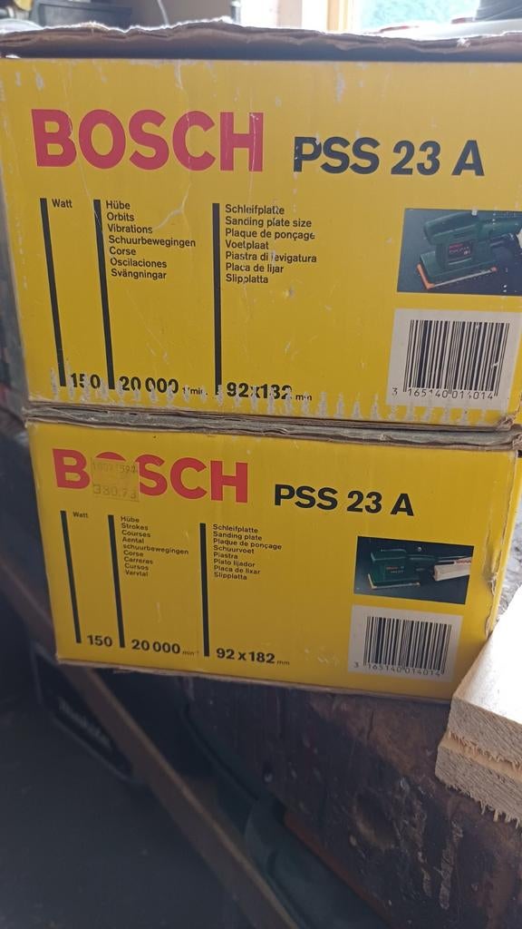 Bosch vlakschuurmachine PSS 23 A, Doe-het-zelf en Verbouw, Gereedschap | Schuurmachines, Ophalen of Verzenden