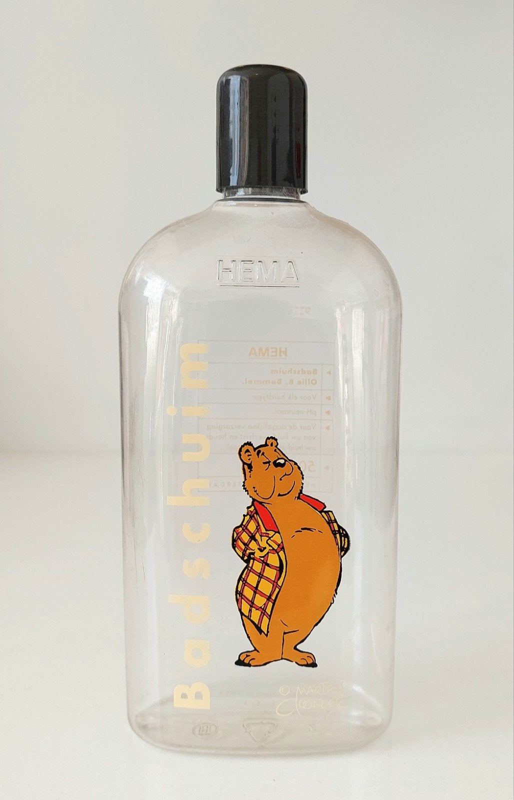 Oude HEMA Reclame Fles Olivier B. Bommel Marten Toonder, Verzamelen, Verzenden, Olivier B, Bommel en Tom Poes, Gebruikt