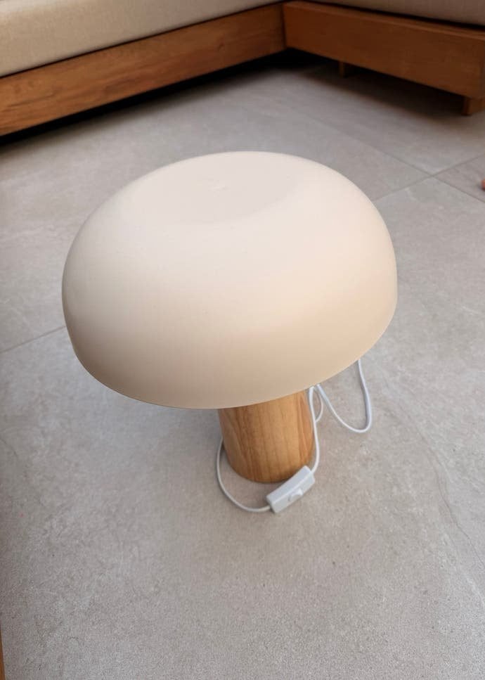 Kwantum Japandi Houten Tafellamp - ZGAN, Beige, Met schakelaar, Overige merken, Minimalistisch