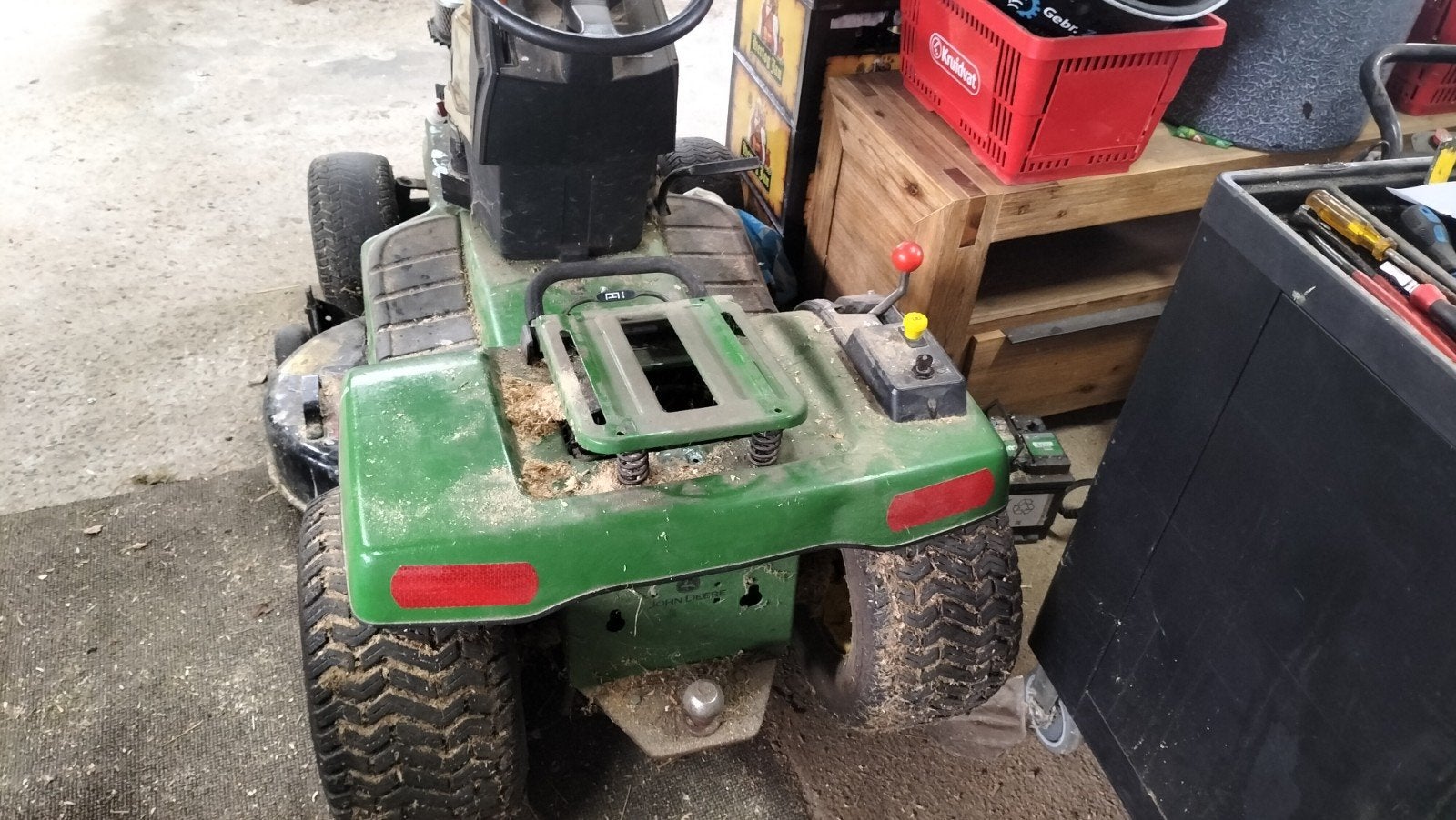John Deere STX38 met 12.5 pk Kohler motor, John Deere, Cirkelmaaier, Gebruikt, Ophalen of Verzenden