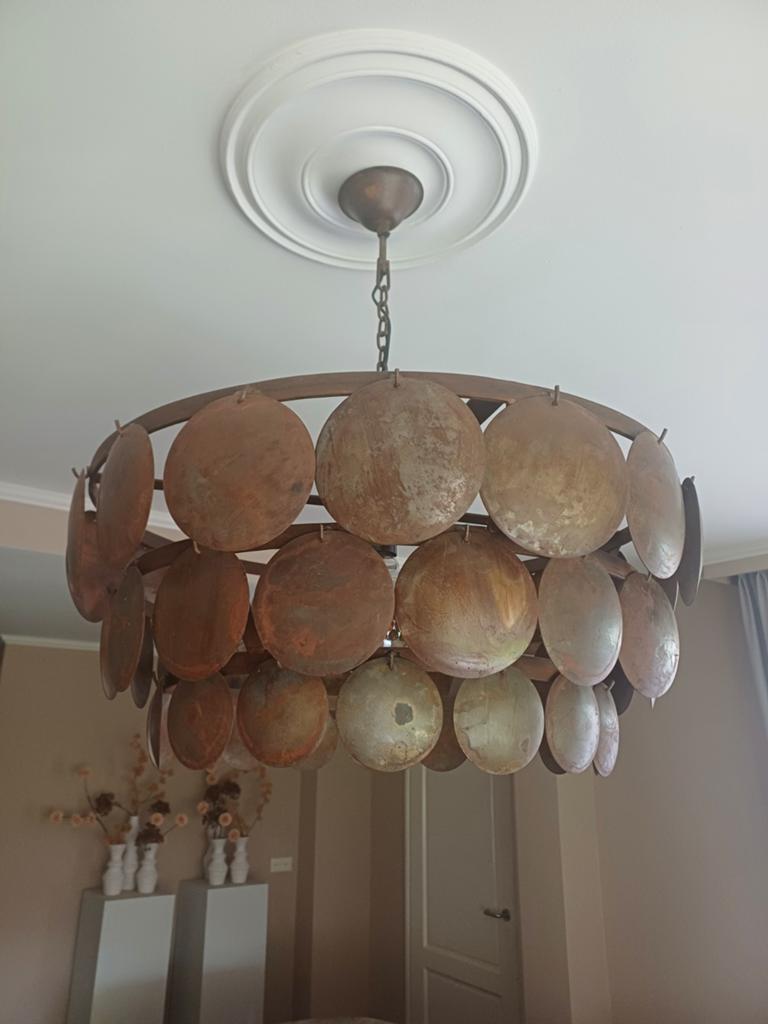 Hoffz schijvenlamp, Ophalen, Zo goed als nieuw, Minder dan 50 cm