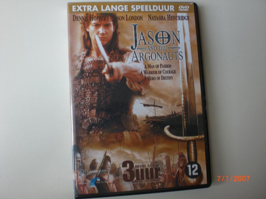dvd Jason and the Argonauts Dennis Hopper Jason London Natas, Vanaf 12 jaar, Ophalen of Verzenden, Zo goed als nieuw, Actie