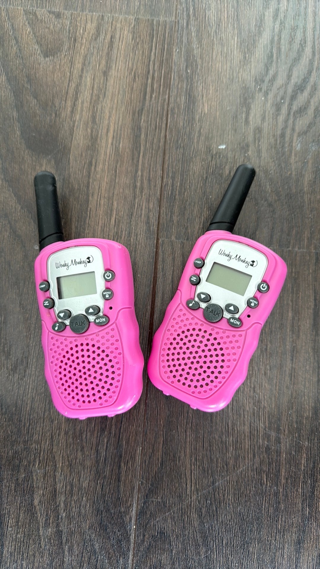 Kinder walkie talkie set - Roze Wooky Monkey, Ophalen of Verzenden, Zo goed als nieuw