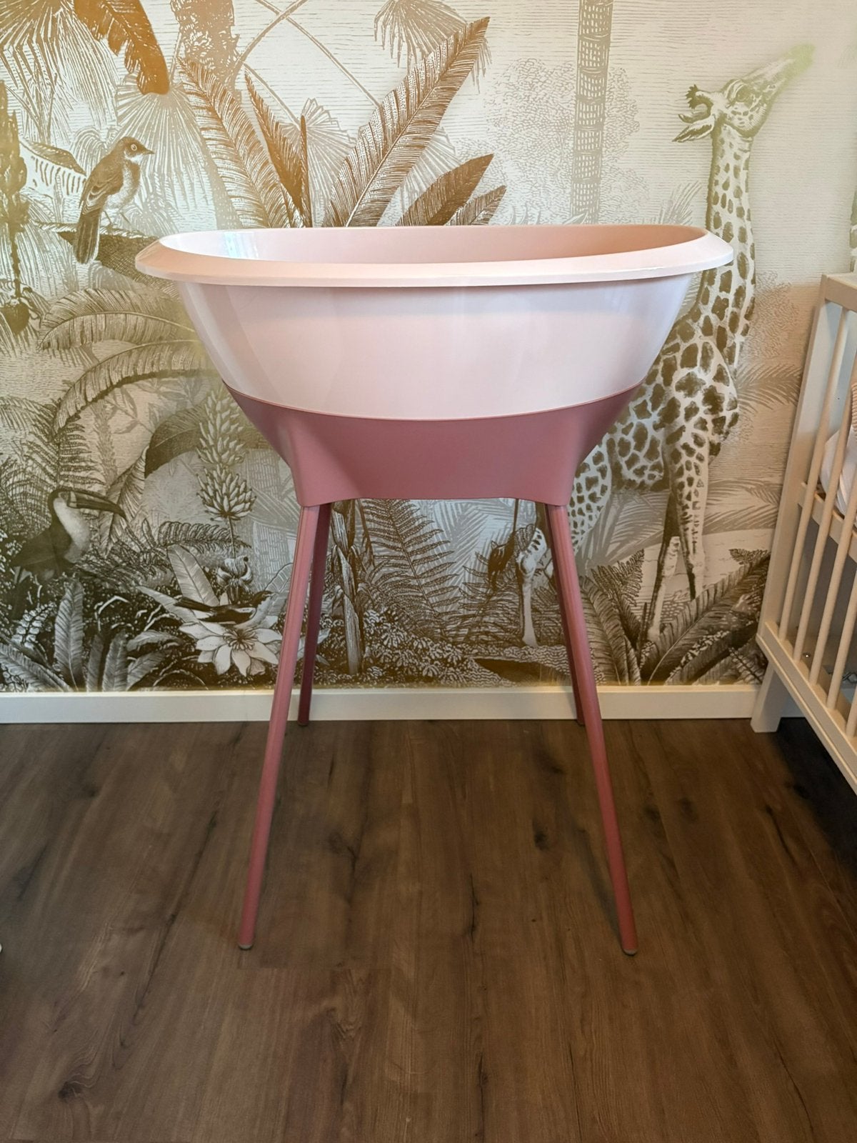 Luma badset roze met tummy tub, Kinderen en Baby's, Ophalen, Zo goed als nieuw, Tummy Tub, Overige merken