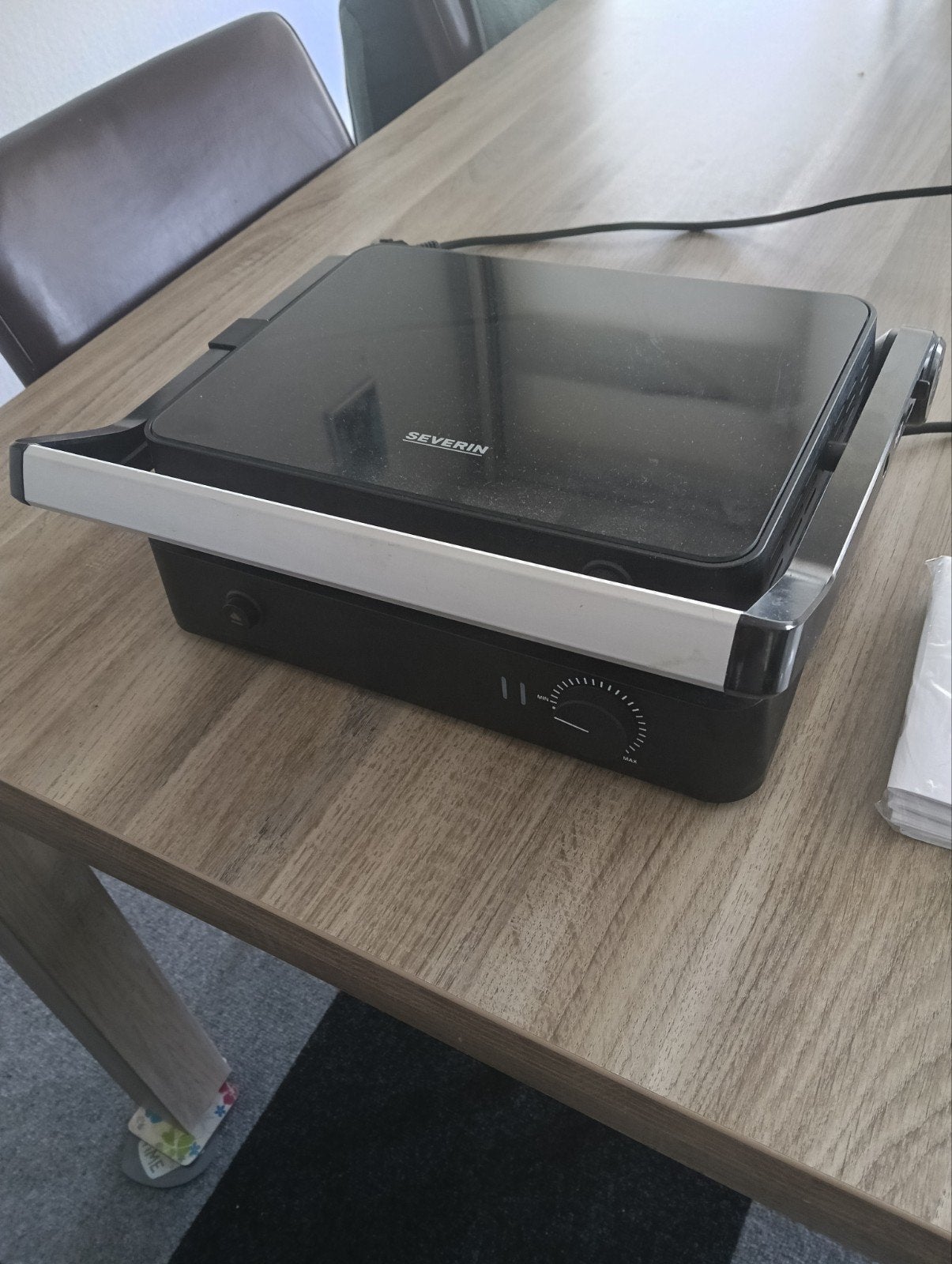 Severin Contactgrill KG 2398 - Zo goed als nieuw, Ophalen of Verzenden, Zo goed als nieuw