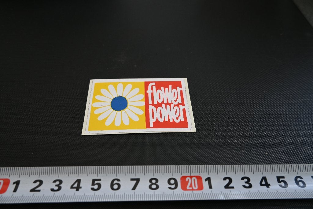 sticker flower power, Ophalen, Zo goed als nieuw