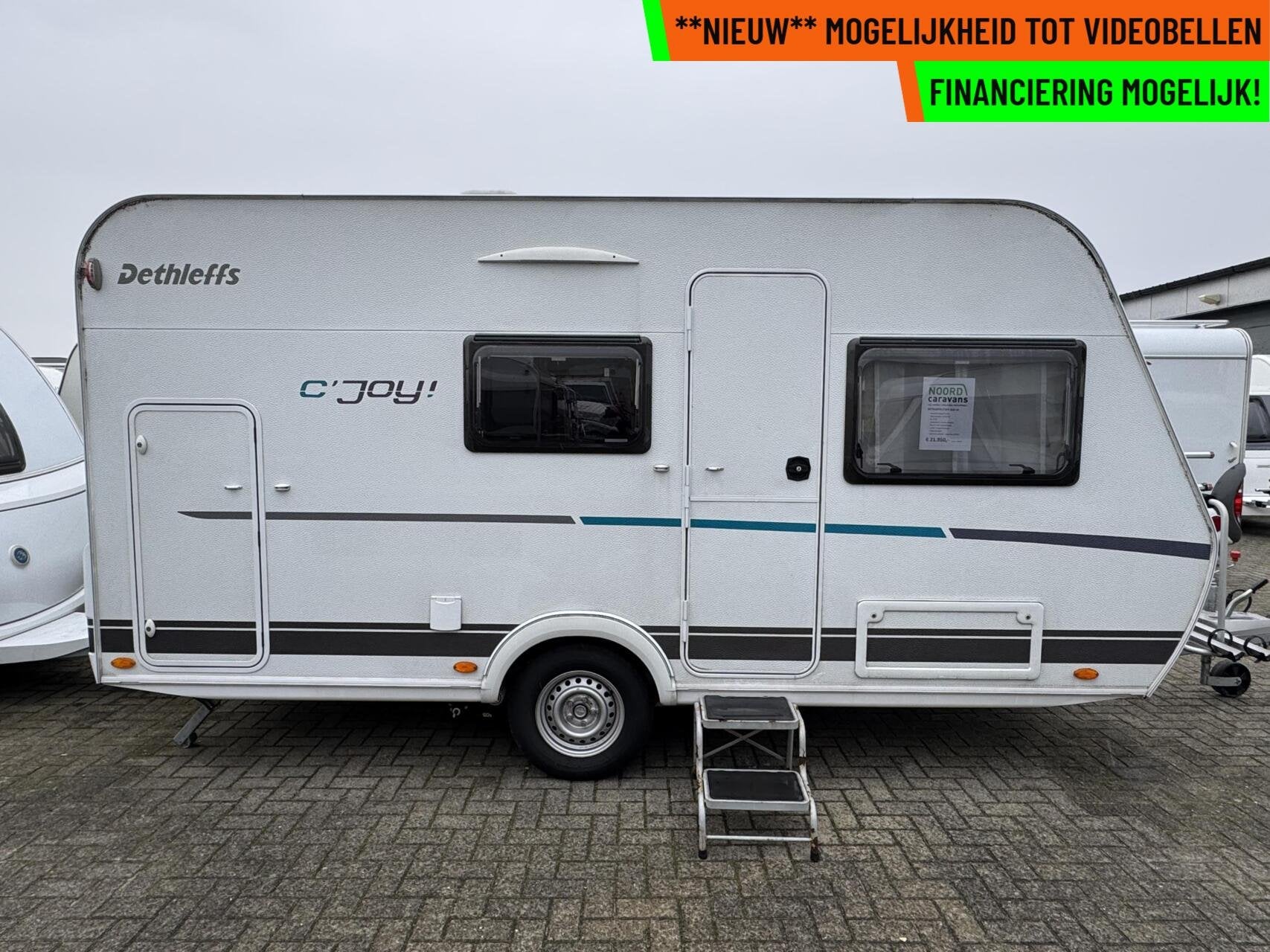 DETHLEFFS C'JOY 410 LK STAPELBED + MOVER + LUIFEL +FIETSEND, Bedrijf, 750 - 1000 kg, Douche, Tot en met 4