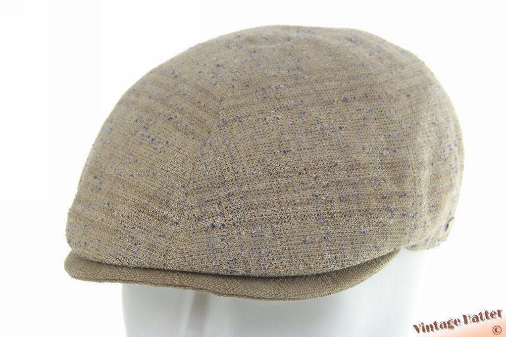 Platte pet Hatland Treco beige linnen mix 61 = XL nieuw, Kleding | Heren, Hoeden en Petten, 60 cm (XL, 7½ inch) of meer, Hatland - Treco Beige XL