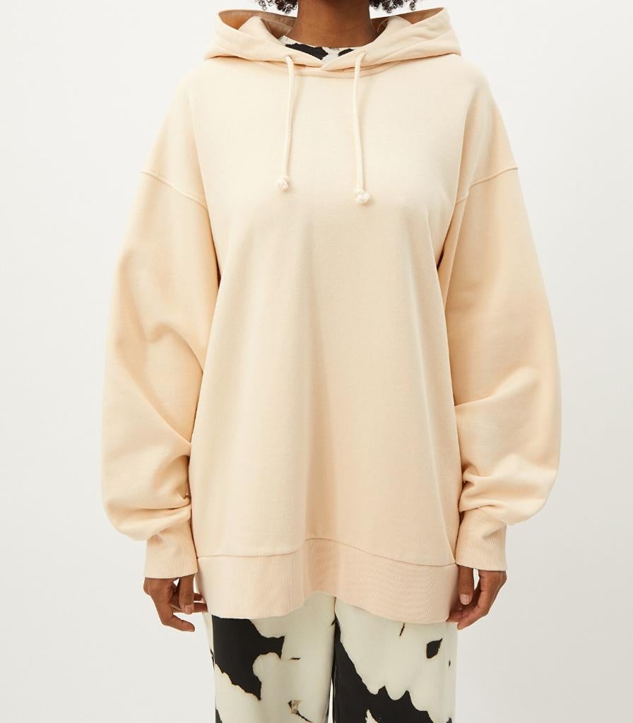 Weekday Aria oversized hoodie capuchonvest beige geel XS, Geel, Nieuw, Weekday, Ophalen of Verzenden