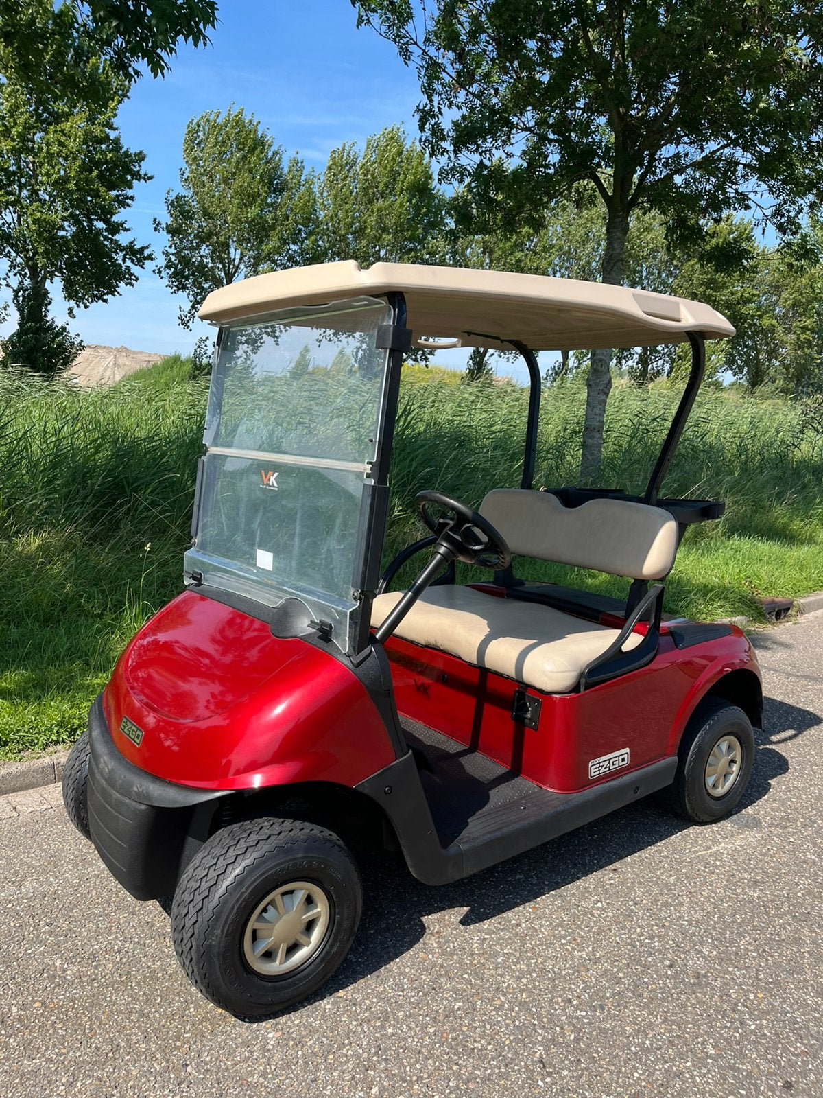 Electrische golfkar in nieuwstaat rijdt heerlijk, Ophalen, Zo goed als nieuw, Golfkar