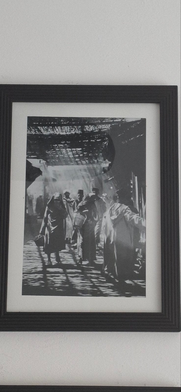 te koop foto en lijst  uit Marrakech, Ophalen of Verzenden, Zo goed als nieuw, Fotolijst, Met glas