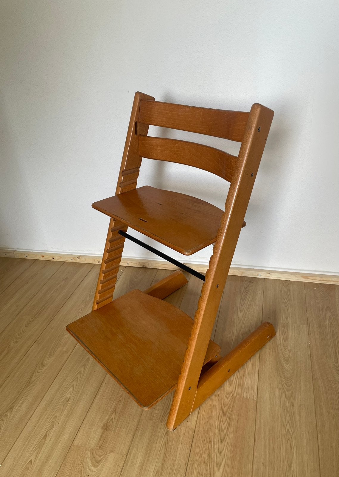 Stokke Tripp Trapp meegroeistoel - Houten kinderstoel, Ophalen, Gebruikt, Meegroeistoel, Aanschuifbaar