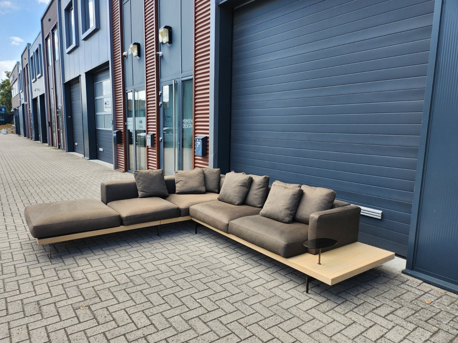 B&B italia - Dock hoekbank by Piero Lissoni, 125 cm of meer, 125 cm of meer, Ophalen of Verzenden, Rechthoekig