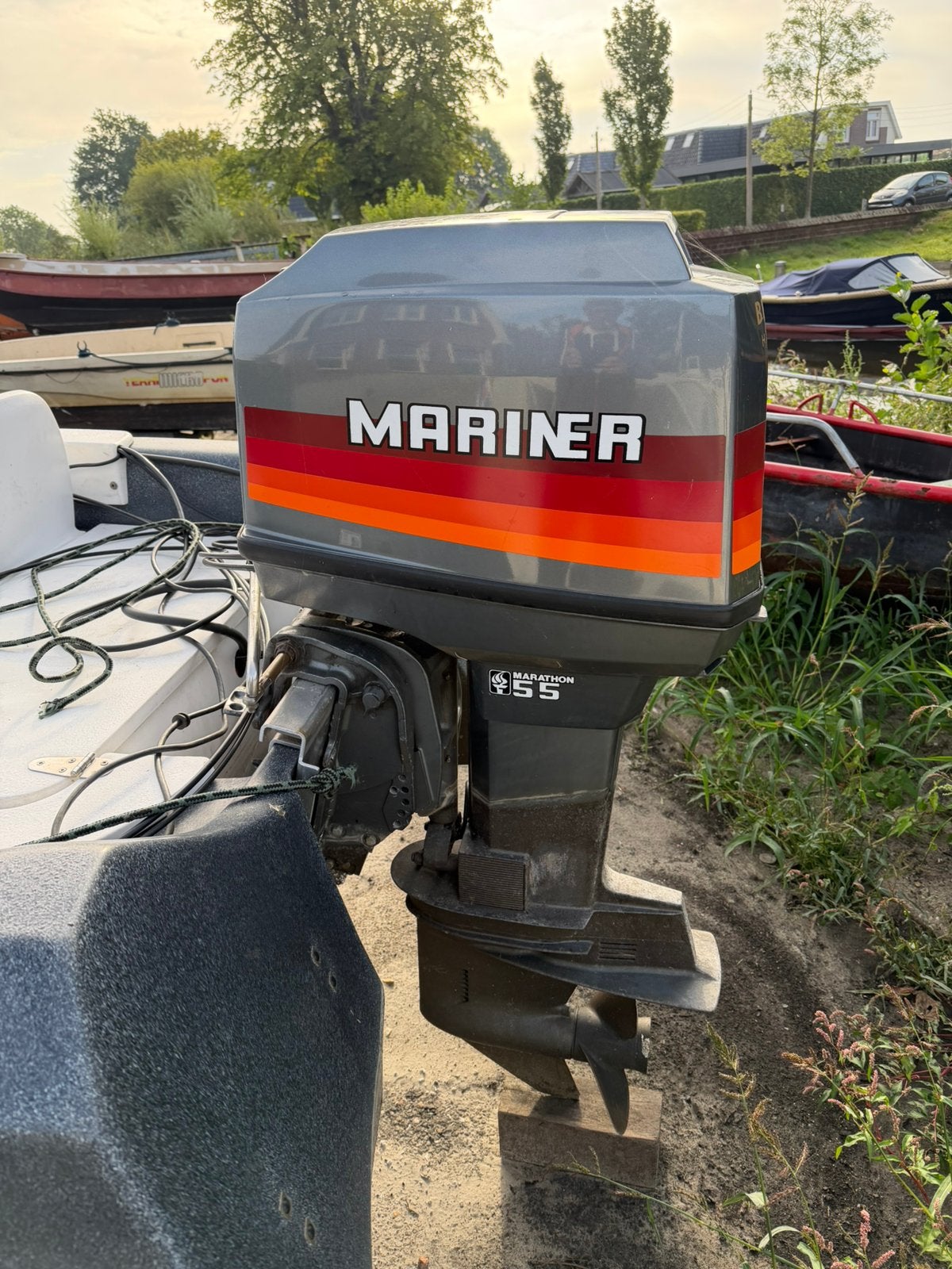 Mariner 55 pk/Suzuki 30 EFI kortstaat 2018, Ophalen, Gebruikt, Met afstandsbediening, 30 pk of meer
