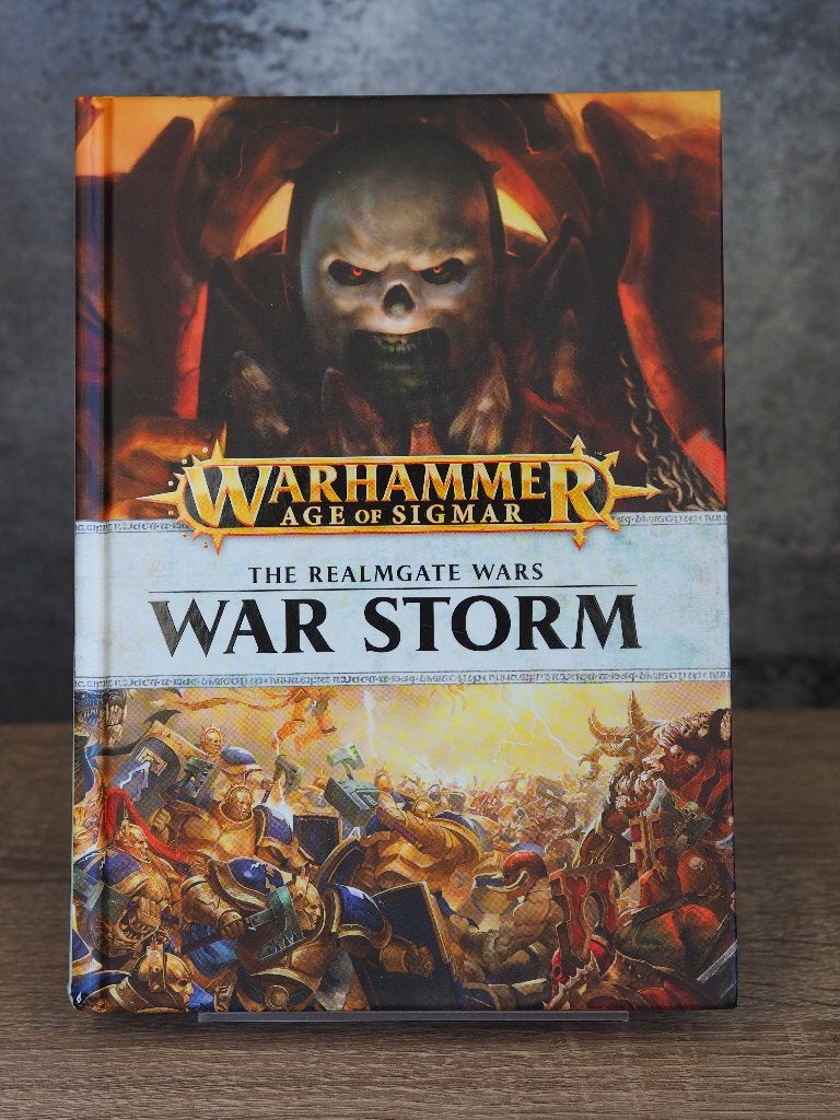 War Storm, Realmgate Wars #1, Warhammer Age of Sigmar, HB, Hobby en Vrije tijd, Wargaming, Gebruikt, Warhammer, Boek of Catalogus