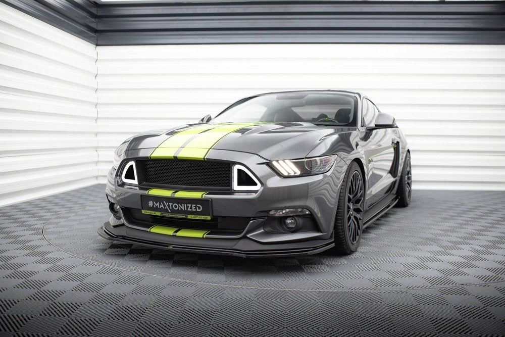 Voorlip diffuser sideskirt spoiler - Ford Mustang GT 14-17