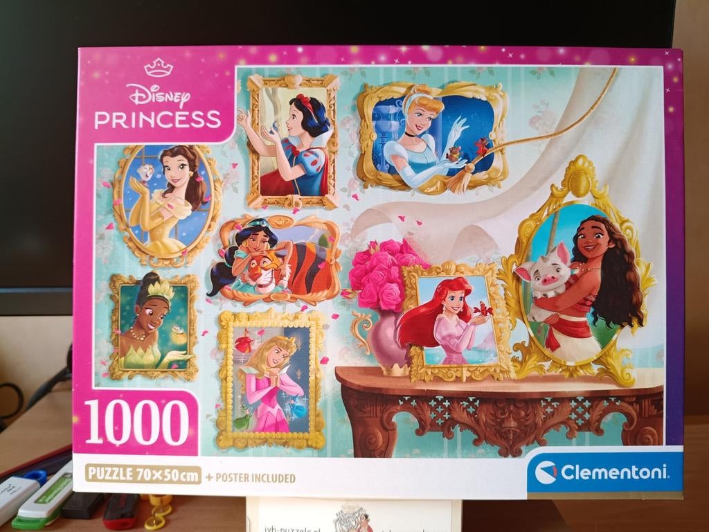 Disney Princess 1000 stukjes, Ophalen of Verzenden, 500 t/m 1500 stukjes, Zo goed als nieuw