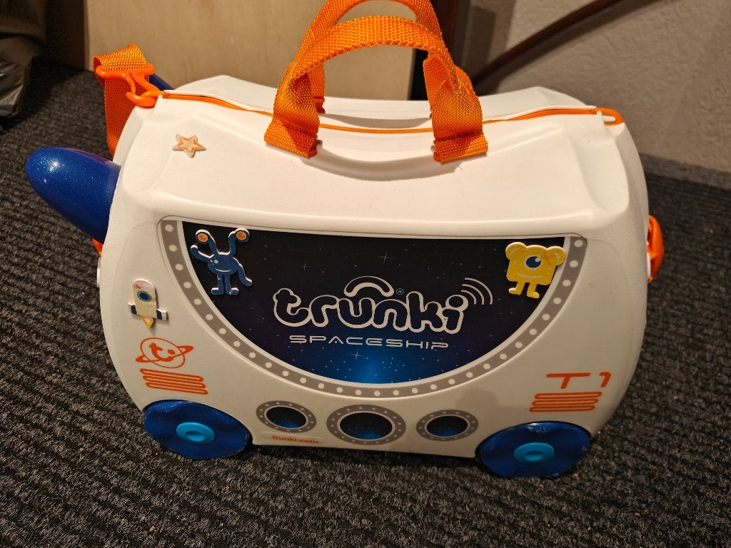 Trunki Ride-on koffer, Hard kunststof, Minder dan 50 cm, Zo goed als nieuw, Minder dan 35 cm