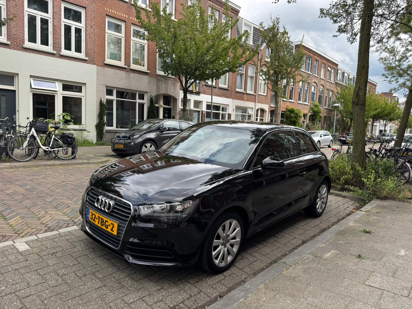 Audi A1 1.2 Tfsi 63KW 2012 Zwart, Auto's, Audi, Voorwielaandrijving, Stof, A1, Zwart