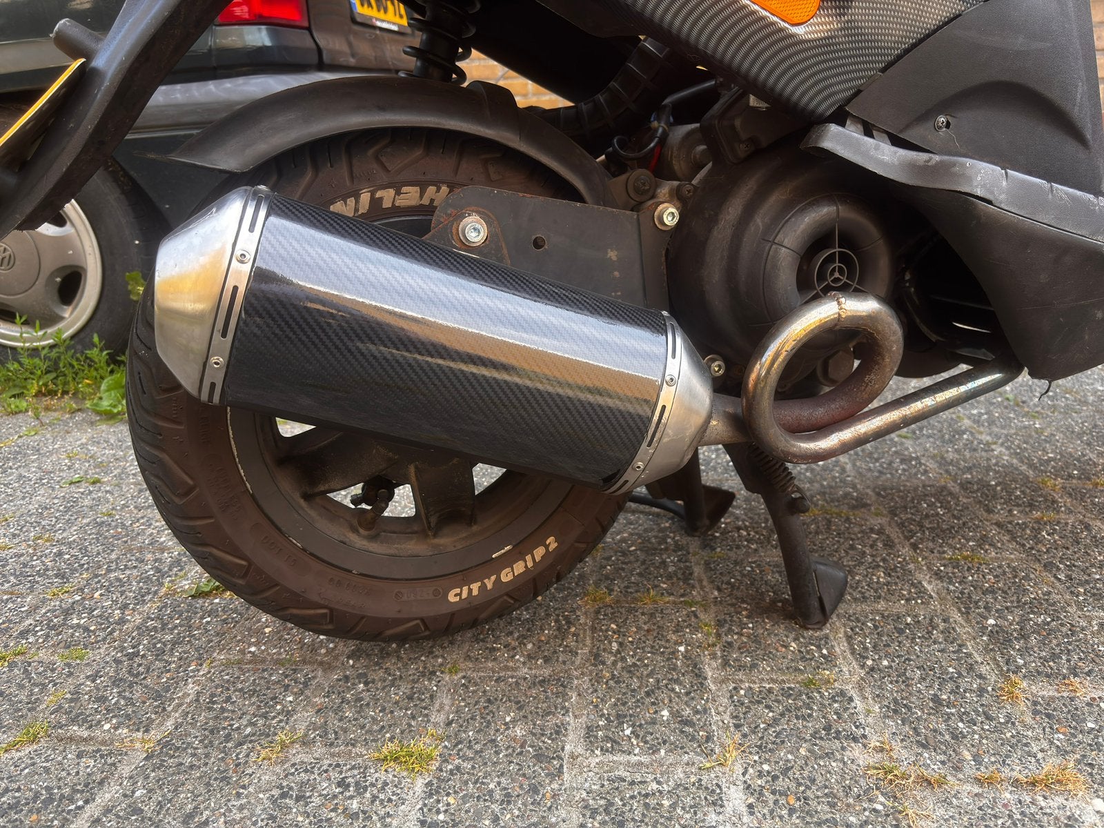 M25 blok 100cc, Fietsen en Brommers, Ophalen, Zo goed als nieuw, Benzine, Overige modellen