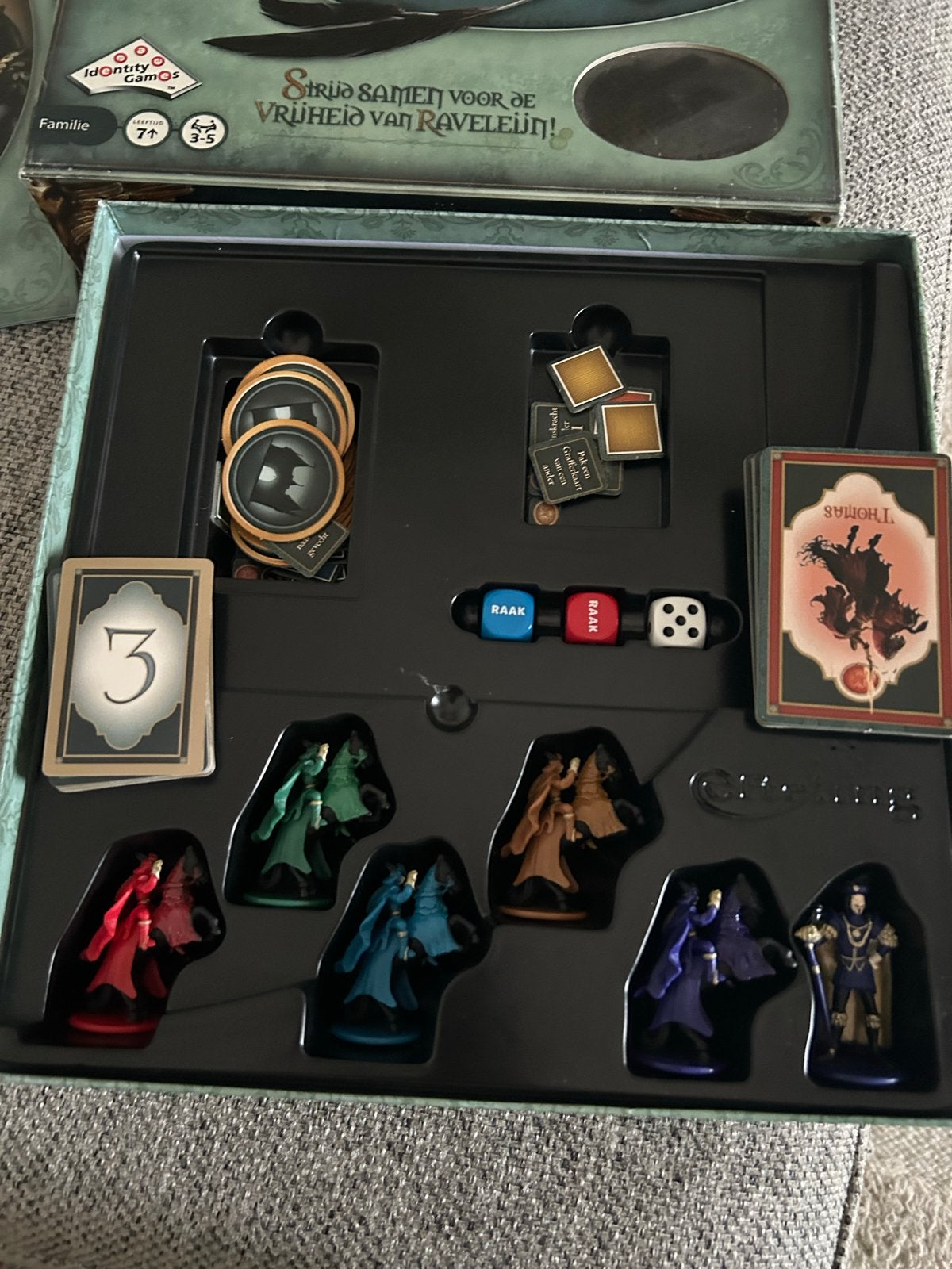 Efteling Ravelijn Bordspel - Strijd voor Vrijheid, Hobby en Vrije tijd, Drie of vier spelers, Ophalen of Verzenden, Gebruikt