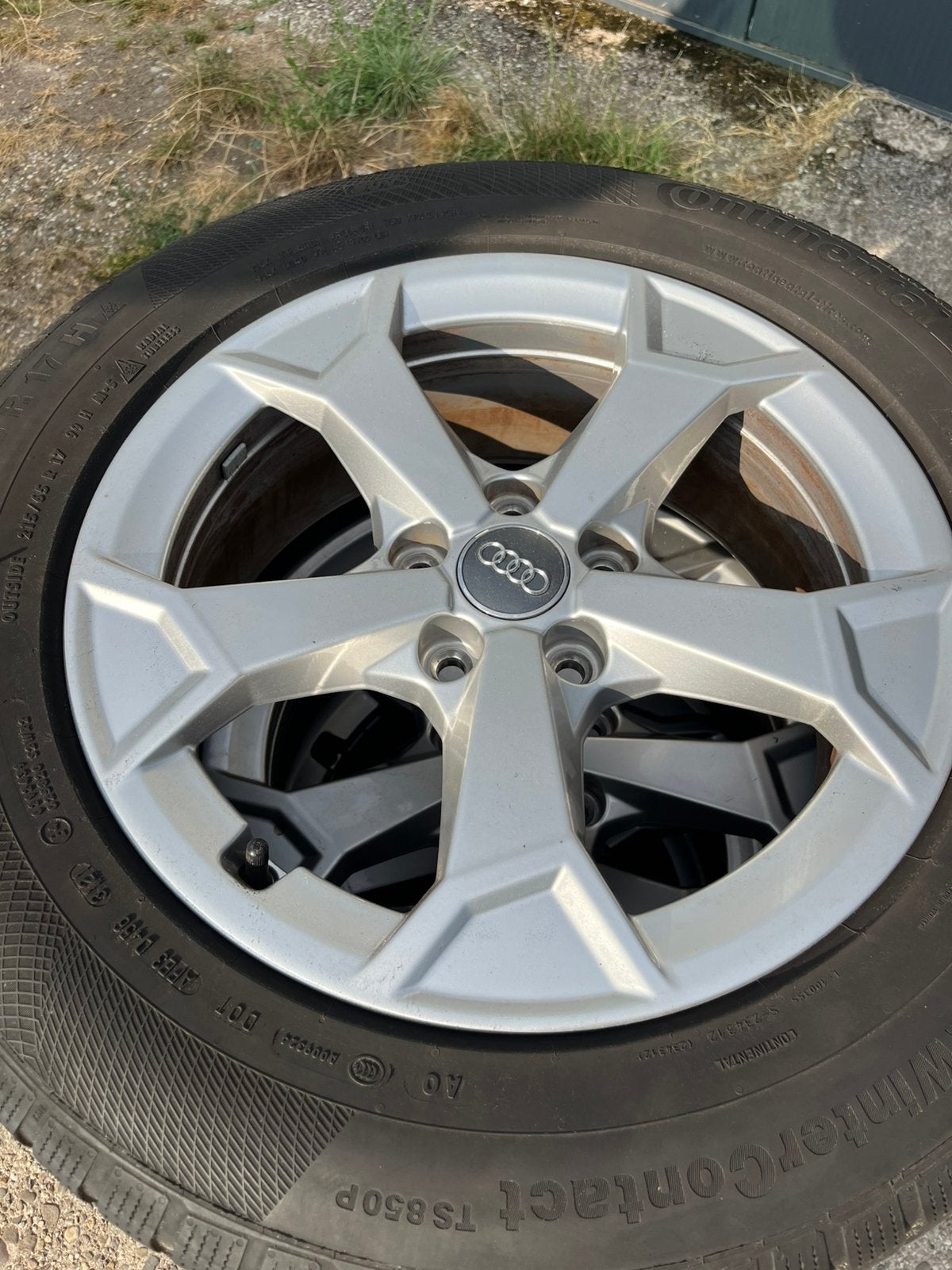17” originele Audi Q3 winter velgen, Ophalen, Audi, Banden en Velgen, 17 inch