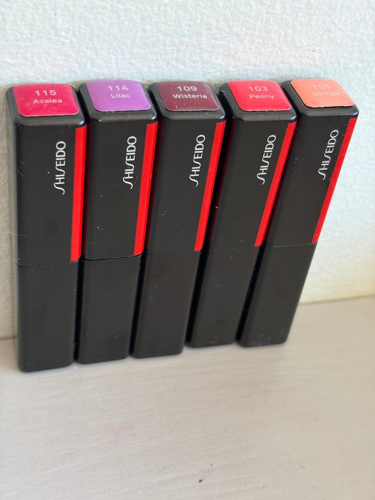 5 x Shiseido ColorGel LipBalms Azalea, Lilac, Wisteria, Gink, Nieuw, Ophalen of Verzenden, Make-up, Overige kleuren