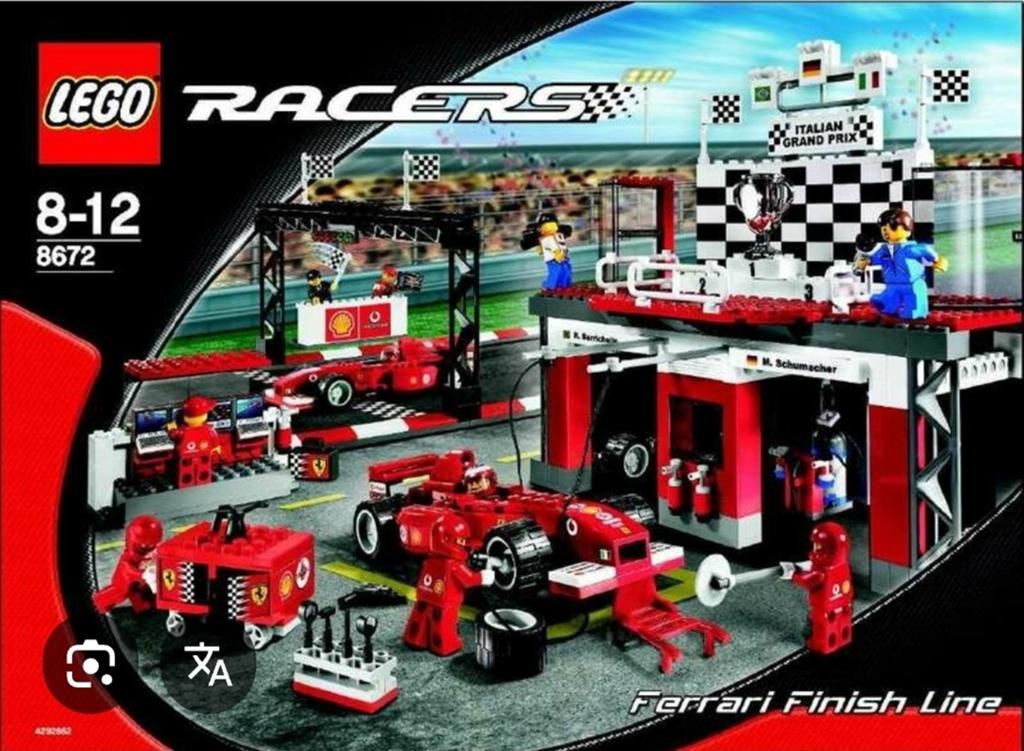 LEGO Racers 8672 Ferrari Finish Line Limited Edition, Kinderen en Baby's, Speelgoed | Duplo en Lego, Lego, Ophalen of Verzenden