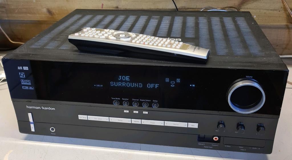 Harman kardon avr-135 receiver + afstandsbediening, Ophalen of Verzenden, 120 watt of meer, Overige merken