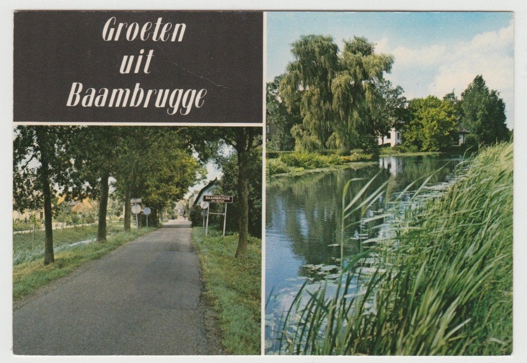 Baambrugge 2 luik 1984 Beschreven, Verzamelen, Verzenden, 1980 tot heden, Gelopen, Utrecht