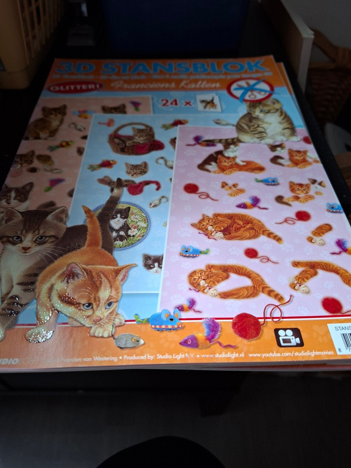 3D Kaarten Knutselboeken - Katten & Honden Thema, Hobby en Vrije tijd, Knutselen, Gebruikt, Dieren, Meerkleurig, Ophalen of Verzenden