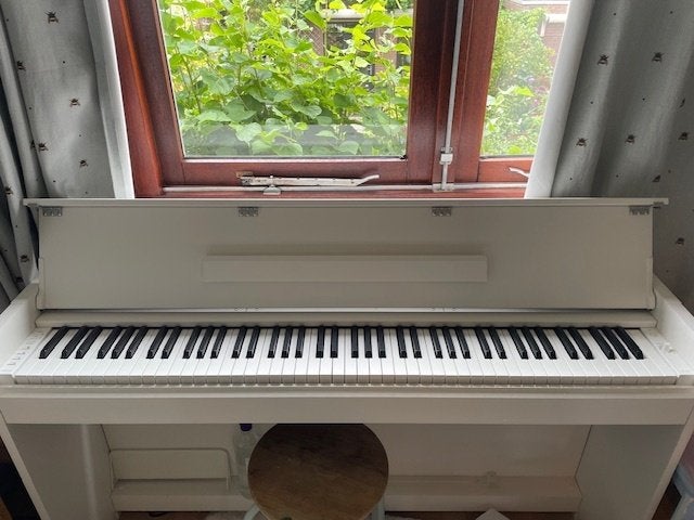 Yamaha Piano, Ophalen, Wit, Digitaal, Zo goed als nieuw