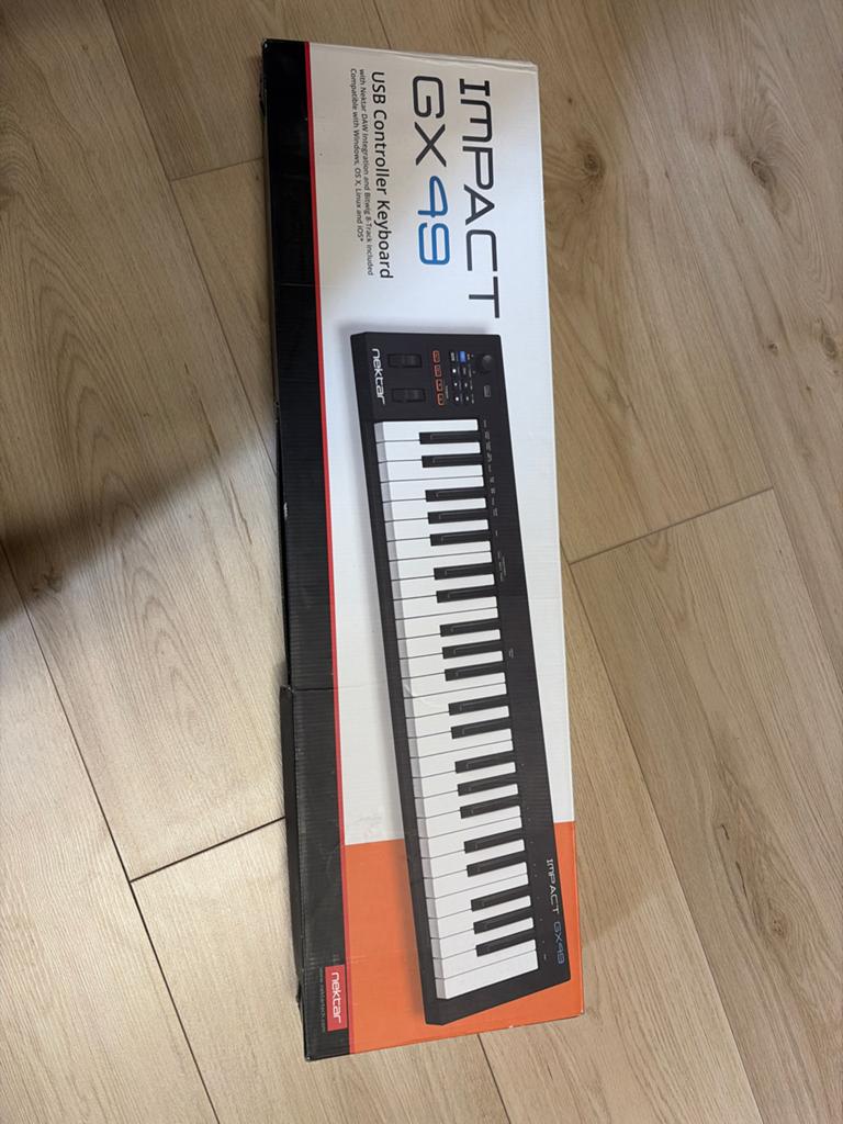 Nektar IMPACT GX49 USB MIDI Controller Keyboard, Midi-aansluiting, Ophalen of Verzenden, Zo goed als nieuw, 49 toetsen