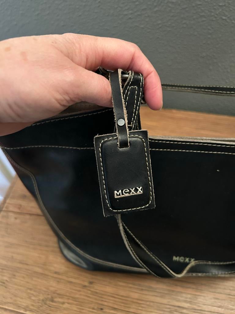 Zo goed als nieuwe zwarte Mexx tas voor dames, Ophalen of Verzenden, Zo goed als nieuw, Zwart, Handtas