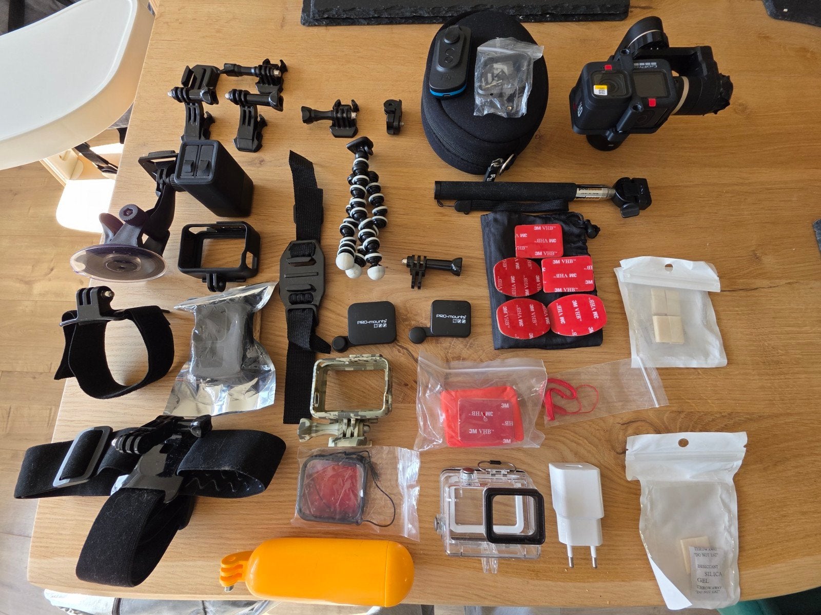GoPro Hero 9 Black met Gimbal en uitgebreide accessoires, Audio, Tv en Foto, Actiecamera's, Ophalen of Verzenden, GoPro