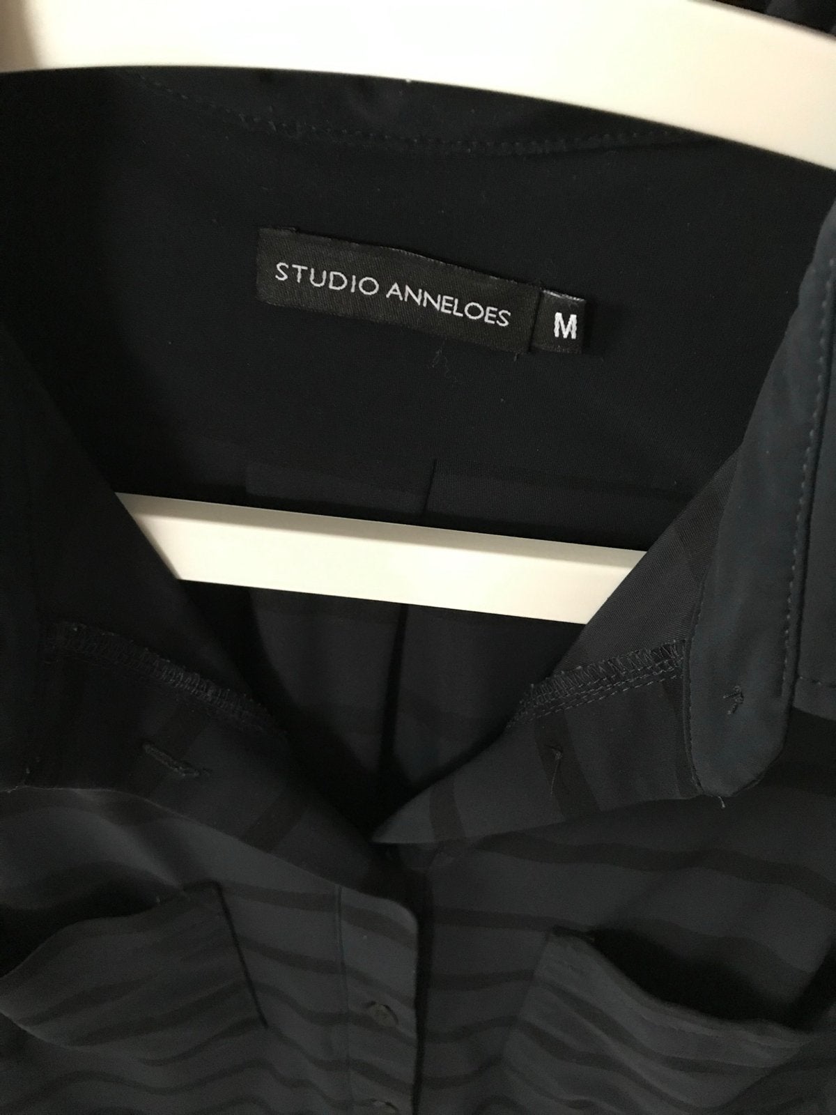 Studio Anneloes blouse/tuniek travelstof - Maat M, Ophalen of Verzenden, Gedragen, Maat 38/40 (M), Zwart