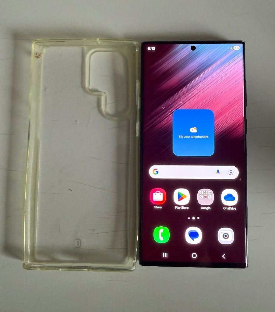 En mooie Samsung S22 ultra 128gb zwarte kleur Te koop/ruilen