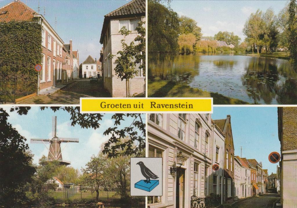 RAVENSTEIN Centrum Molen Vijver Groeten, Verzenden, 1980 tot heden, Ongelopen, Noord-Brabant
