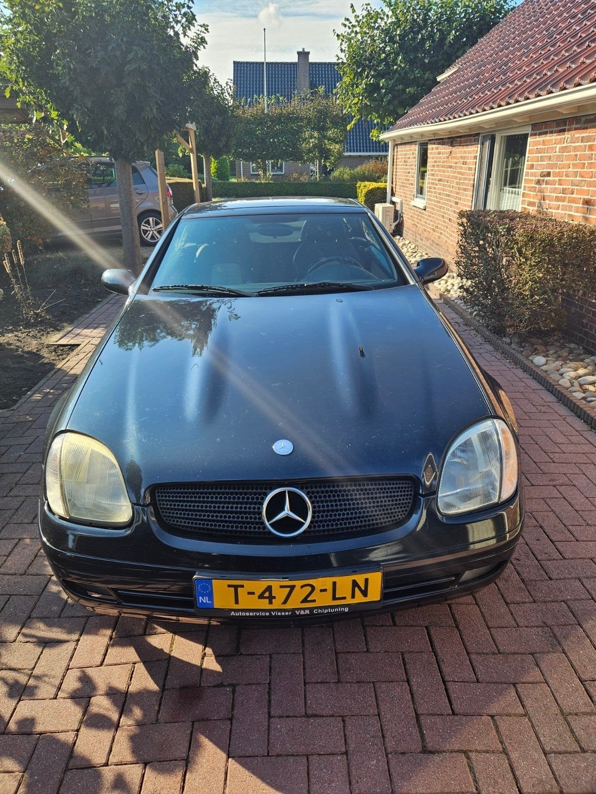 Mercedes-Benz SLK 2.0 Slk200 Roadster 1999 Blauw, Auto's, 1998 cc, 4 cilinders, Cabriolet, Blauw