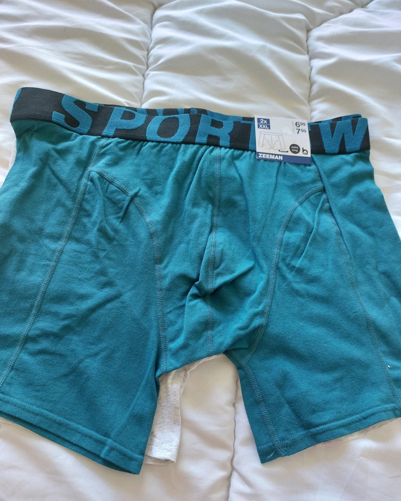2 Boxershorts maat XXL, Ophalen of Verzenden, Blauw, Boxer