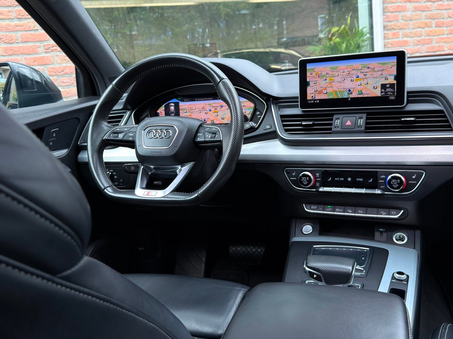 Audi Q5 55 TFSI e quattro Competition | B&O | Pano | ACC | L, Auto's, Automaat, 4 cilinders, Zwart, Bedrijf