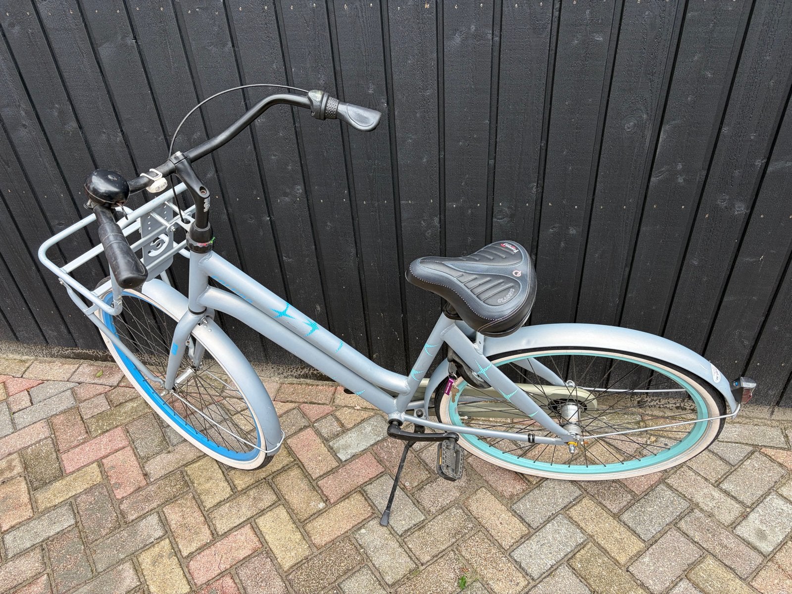 Gebruikte fiets met voordrager - Direct fietsen!, Trommelrem, Ophalen, Overige merken, 53 tot 56 cm