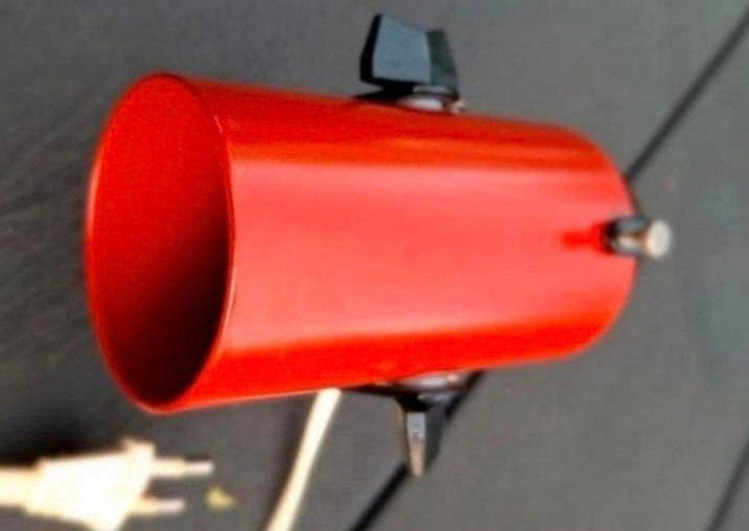 Rode vintage spot., Ophalen of Verzenden, Zo goed als nieuw