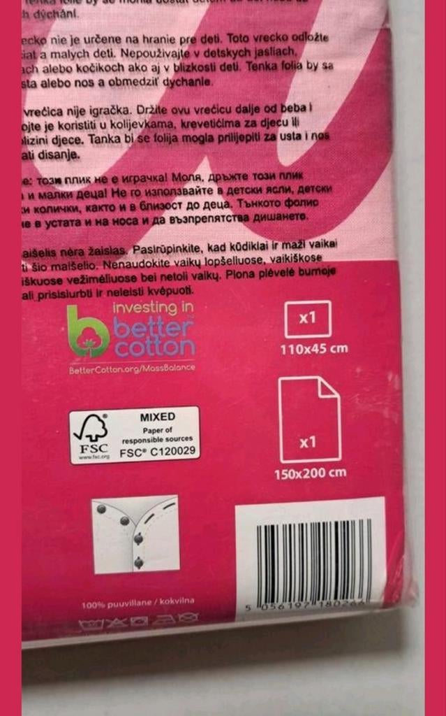 Barbie Omkeerbaar Beddengoed, -, -, Nieuw, Ophalen of Verzenden