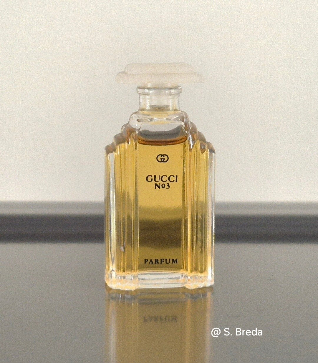 Gucci - No. 3 - vintage miniatuur, Ophalen of Verzenden, Zo goed als nieuw, Miniatuur, Gevuld