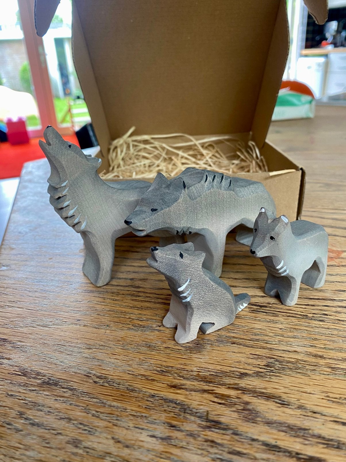 Bumbu Toys wolvenfamilie set wolven nieuw, Kinderen en Baby's, Ophalen of Verzenden, Nieuw