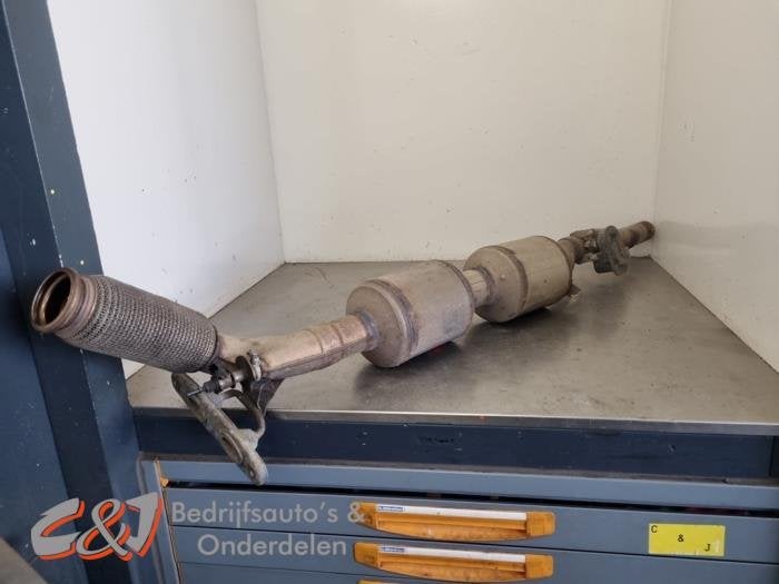 Voorpijp + katalysator van een Volkswagen Caddy, Gebruikt, -, Volkswagen, -