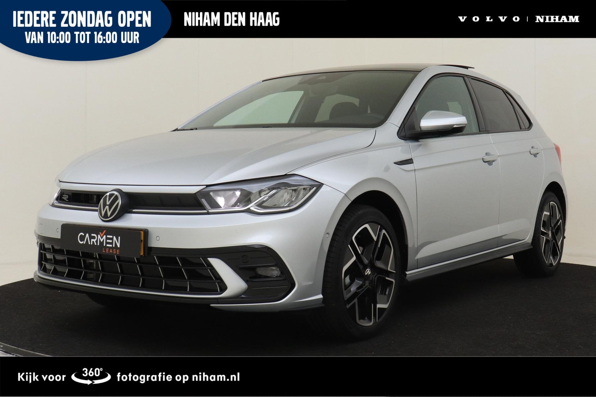 VOLKSWAGEN POLO 1.0 TSI R-LINE EDITION -PANO.DAK|KEYLESS|CAR, Auto's, 12 maanden, Stof, Gebruikt, Euro 6