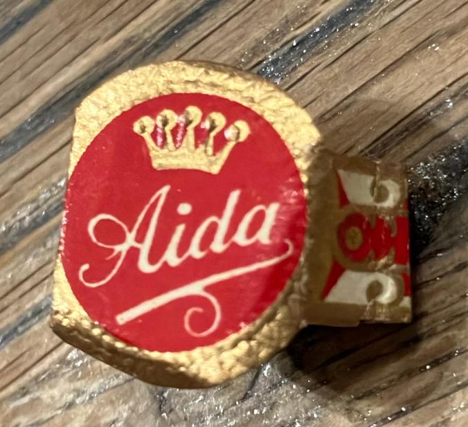 Vintage Aida Fina Flor sigarenbandje, Ophalen of Verzenden, Zo goed als nieuw, Sigarenbandjes